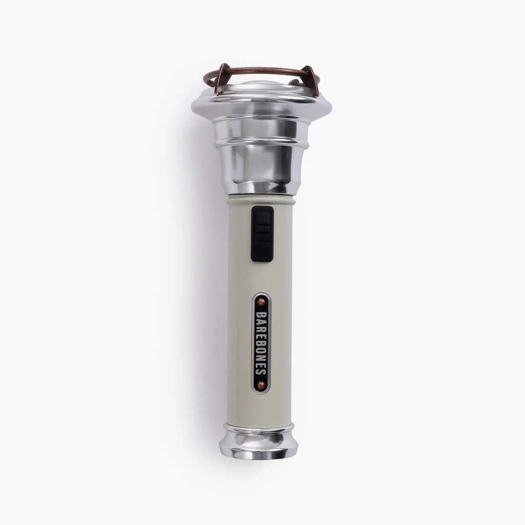BAREBONES VINTAGE FLASHLIGHT VINTAGE WHITE