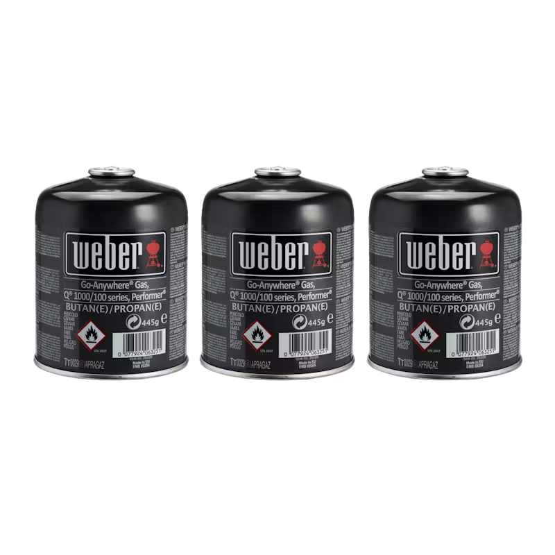 Weber cartouche de gaz lot de 3