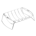 Weber Support pour côtelettes & de cuisson pour rôtis
