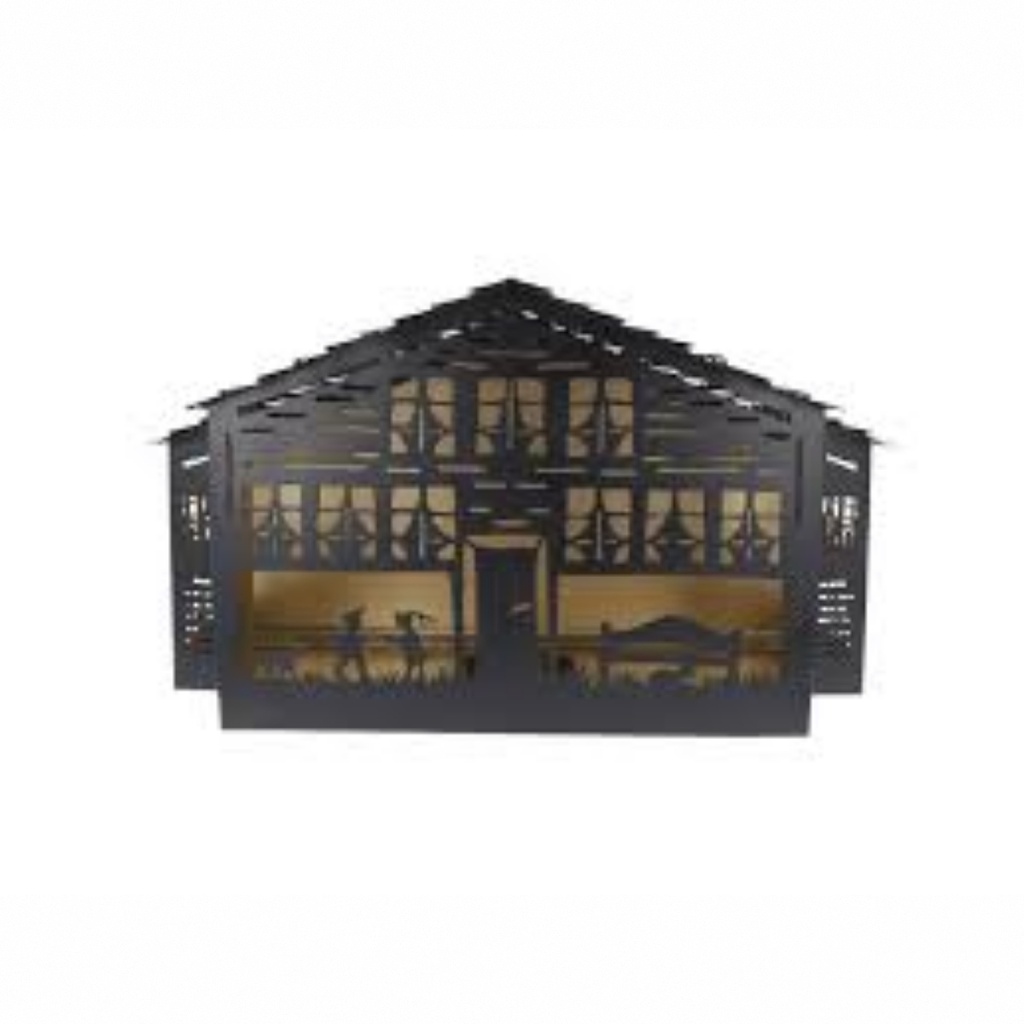 Lumière des Alpes Lanterne «Le Chalet» midi