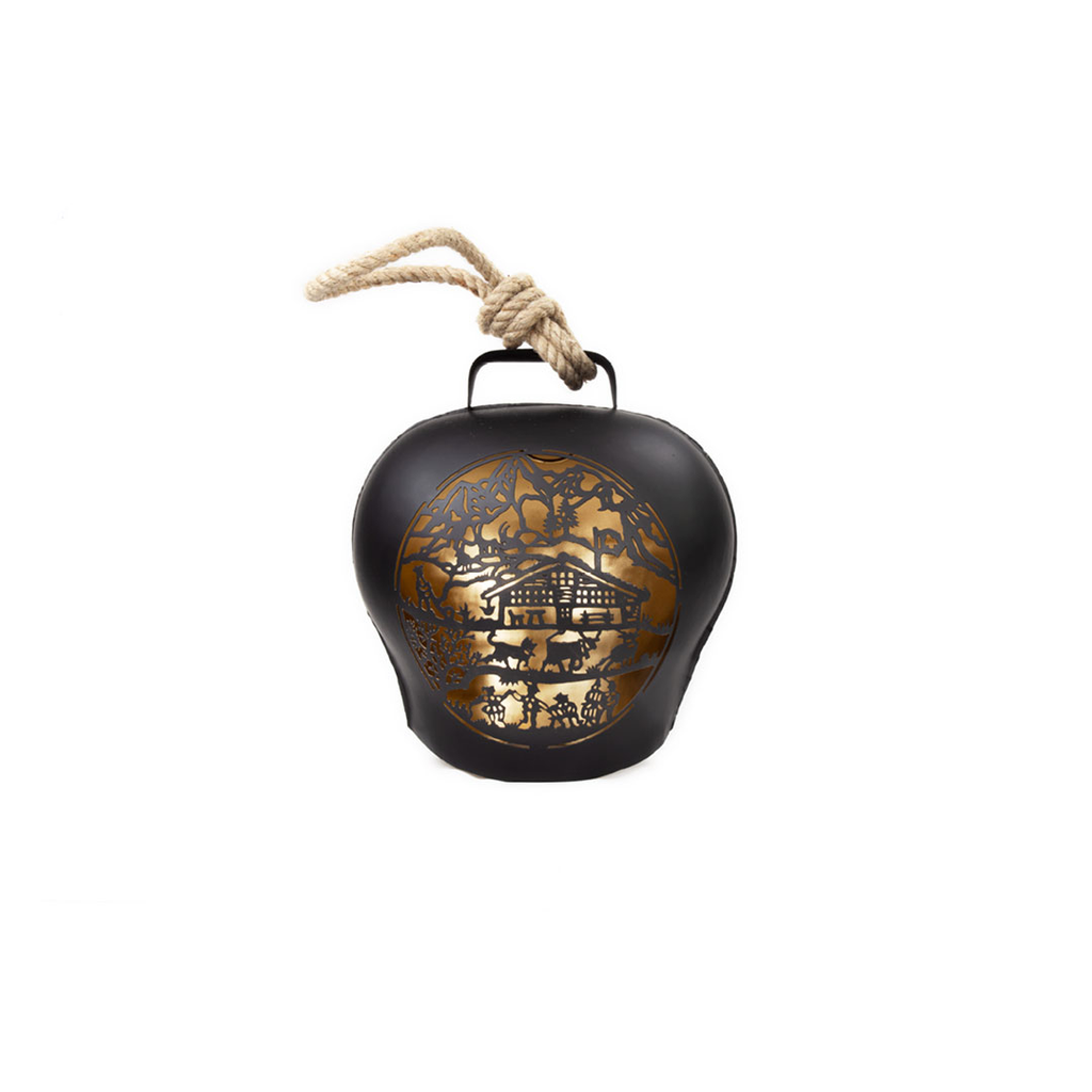 Lumière des Alpes Glocke / Cloche «Le Chalet» grande