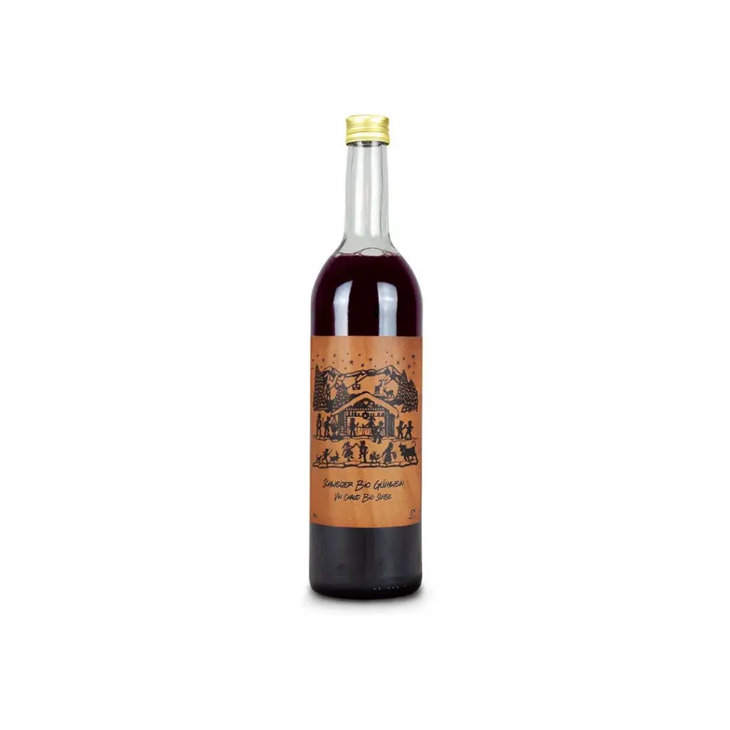 Lumière des Alpes Schweizer Bio Glilhwein 75cl Vin Chaud Suisse Bio 75cl