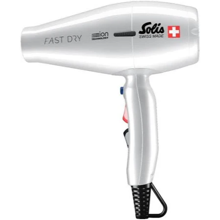 Solis Sèche-cheveux Fast Dry 360° ionic argent 968.26