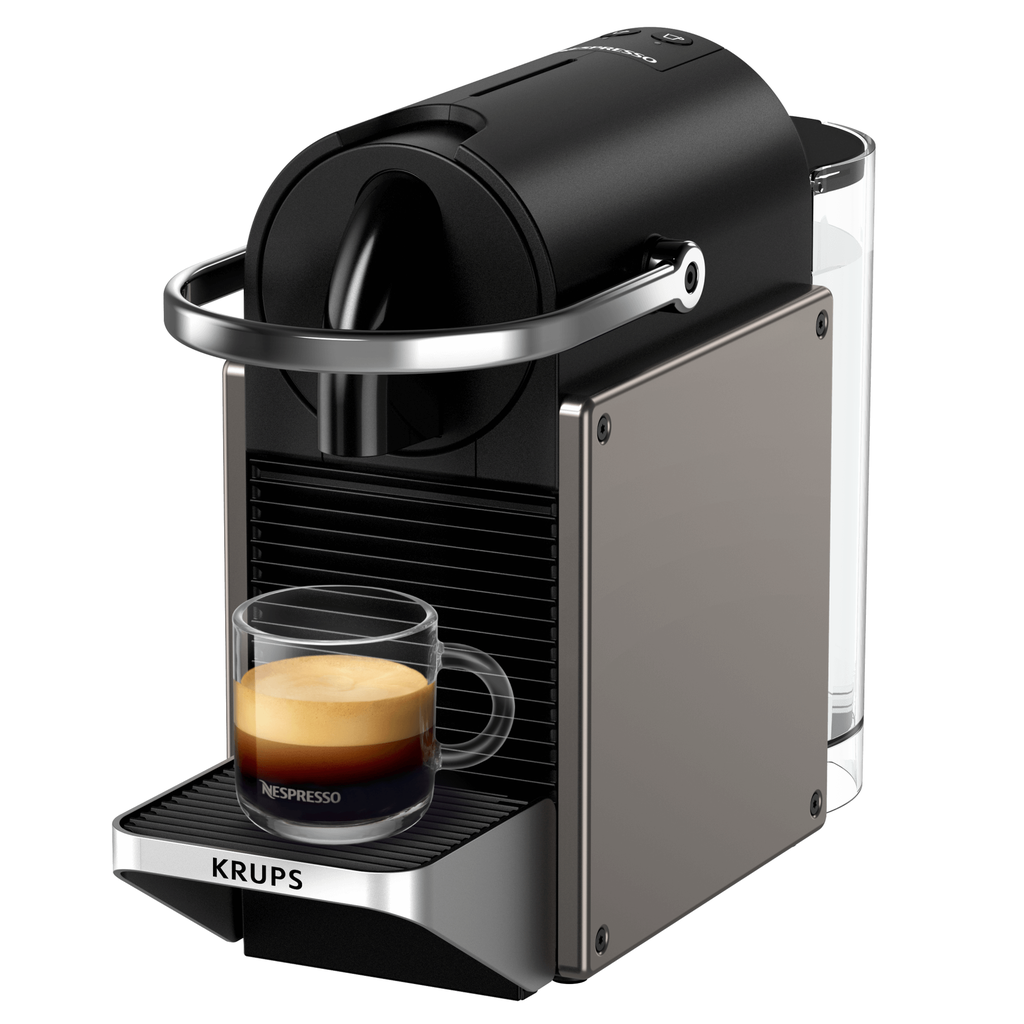 KRUPS Nespresso Pixie Redesign Titan XN306TCH