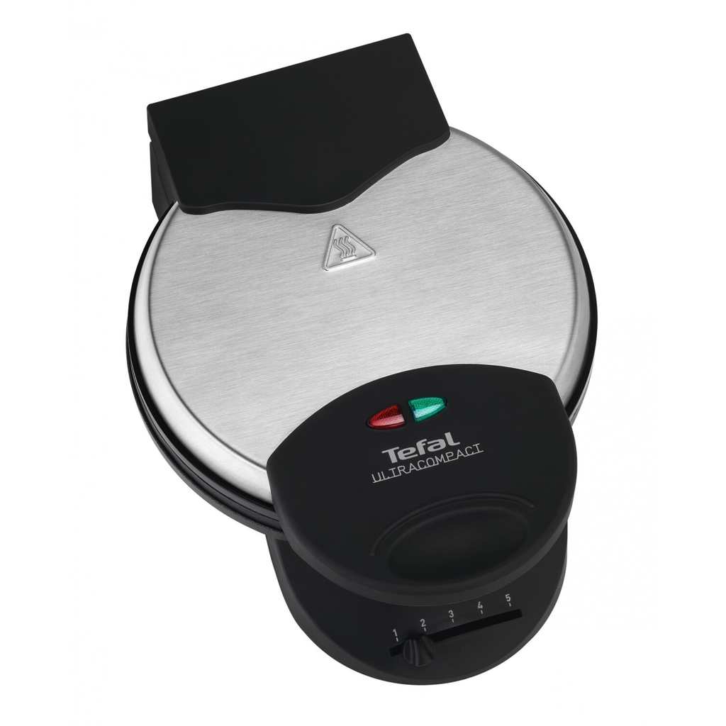 TEFAL Gaufrier ultra compact WM310D11CH noir/inox