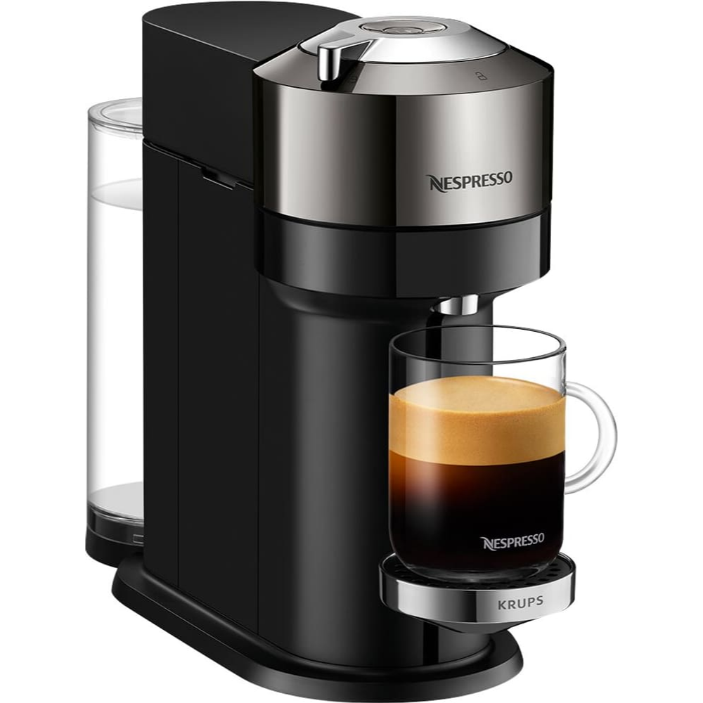 KRUPS Nespresso Vertuo Next Deluxe Dark Chrome XN910CCH