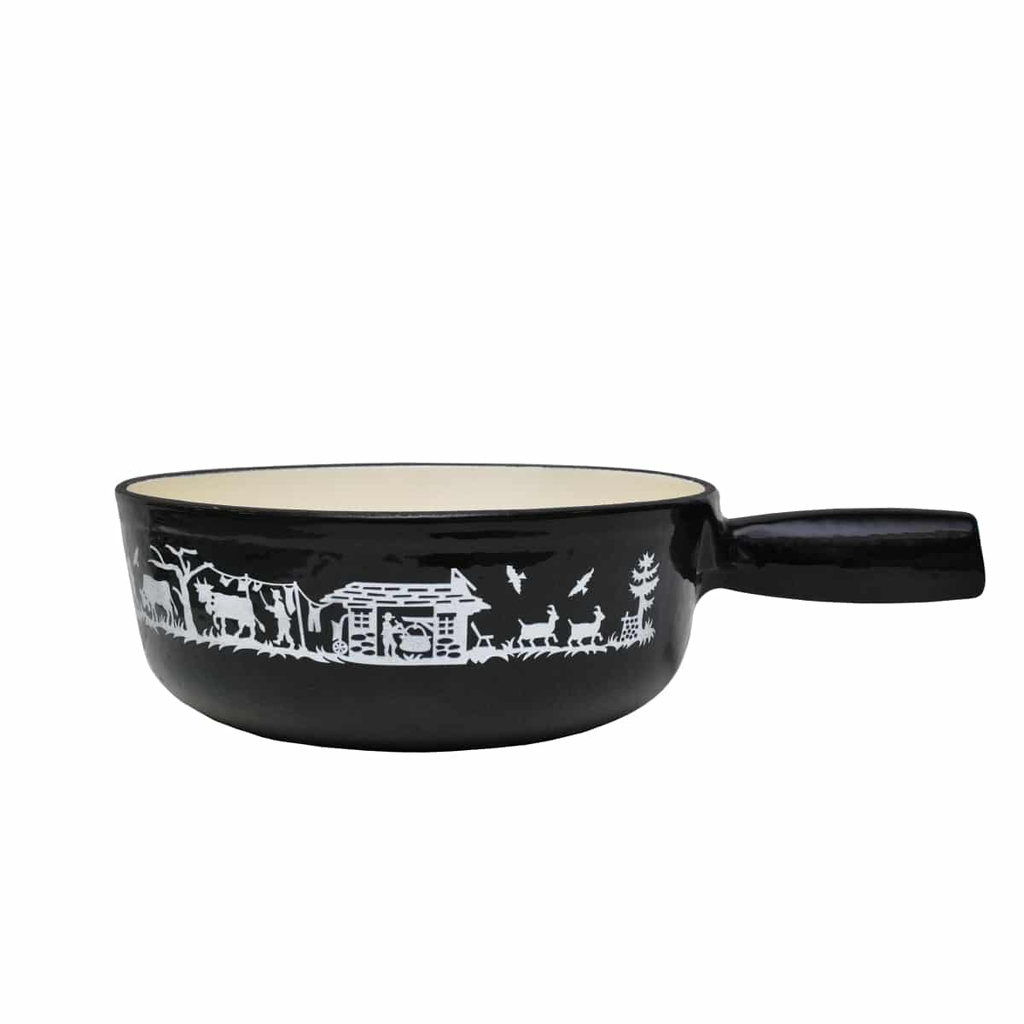 ALPES Caquelon noir 21cm