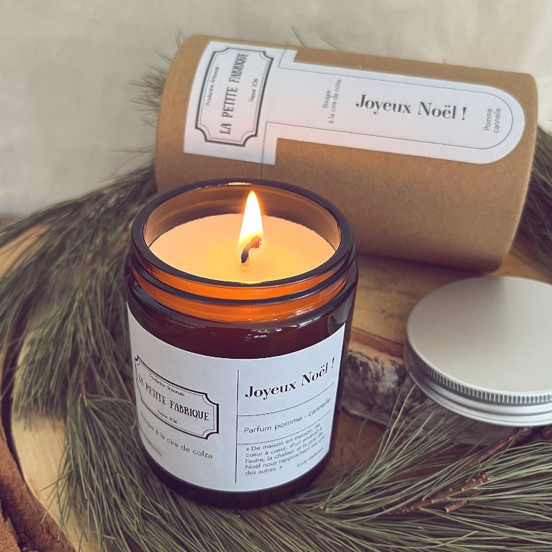 La Petite Fabrique Bougie émotion JOYEUX NOEL