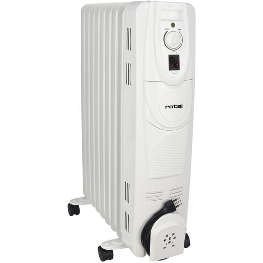 Rotel Radiateur à bain d'huile 9 éléments blanc U7305CH