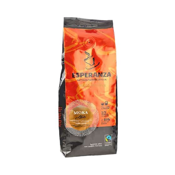 Café Esperanza Moka Fairtrade, en grains - 500 gr