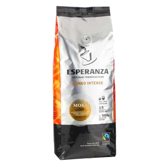 Café Esperanza Moka Fairtrade, en grains - 1kg