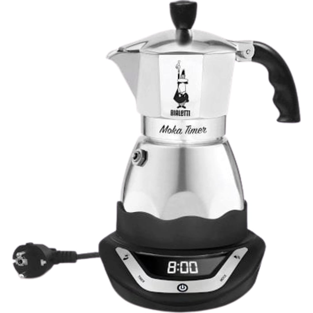BIALETTI CAFETIERE ITALIENNE
TIMER ELECTRIQUE, ALU
3 TASSES, 170W