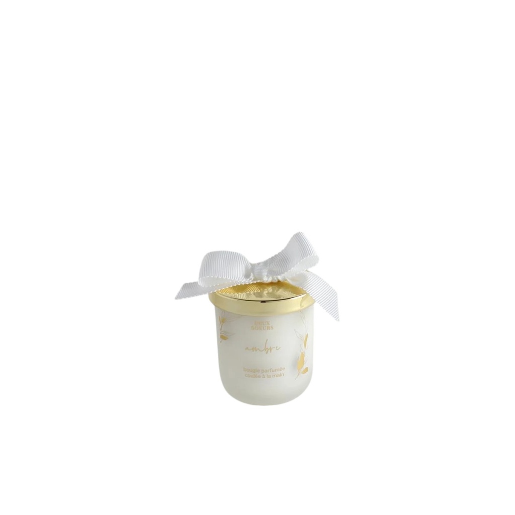 Deux Soeurs bougie Ambre - taille S 