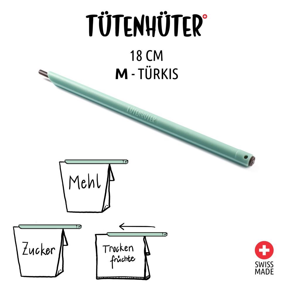 Tütenhüter turquoise M 18cm