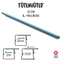 Tütenhüter bleu clair L 22cm