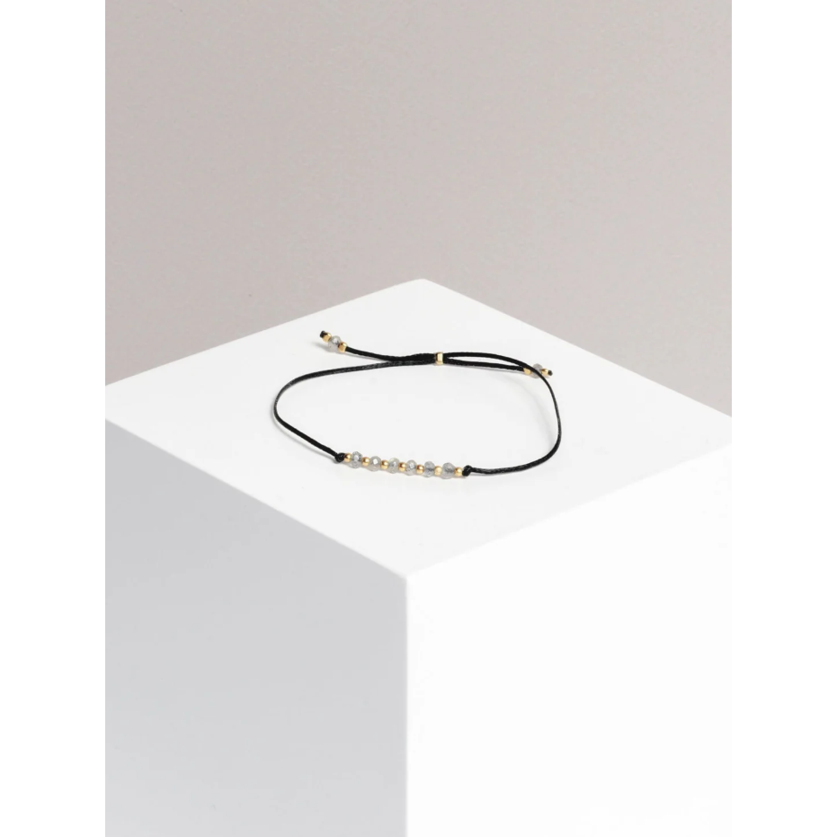 Yoomee Bracelet Petit mais puissant - labradorite / doré