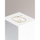 Yoomee Bracelet Géométrique cercle - beige / doré