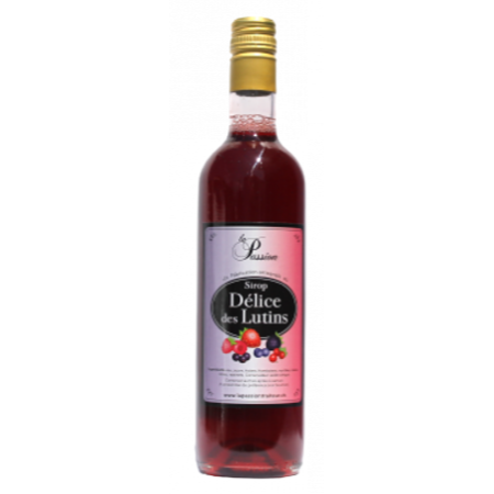 La Passion Sirop artisanal Baies des bois "Délice des Lutins"