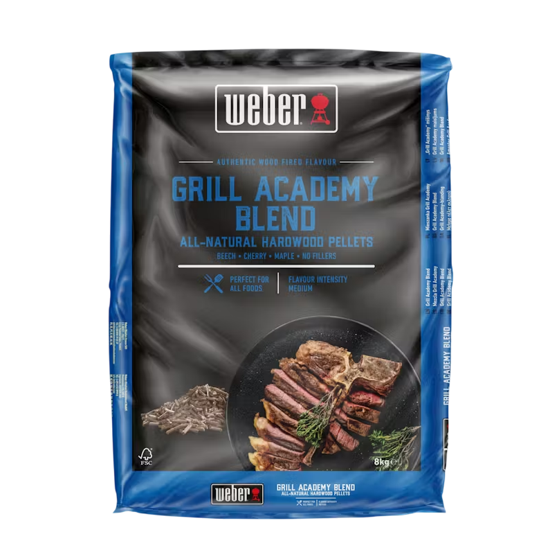 Pellets de bois dur 100 % naturels Grill Academy Blend 8kg #3401051