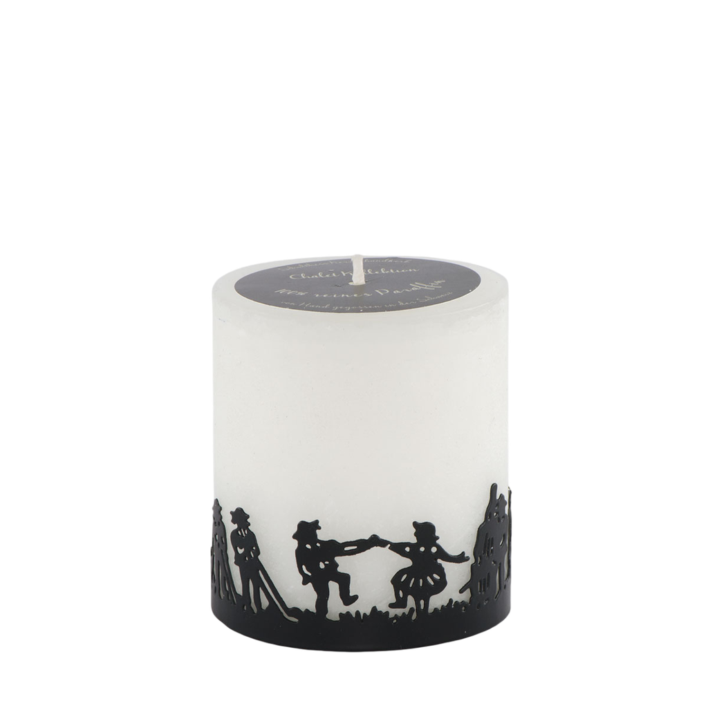 Schulthesskerzen - Bougie Anneau de danse en métal 8 cm – sans parfum