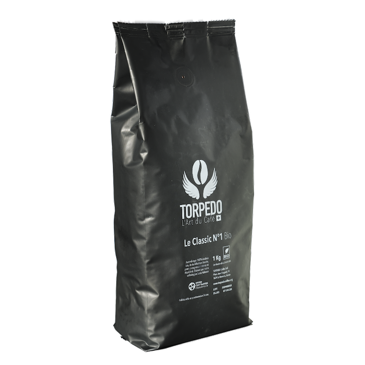 Café Torpedo Classic n°1, en grains - 1kg