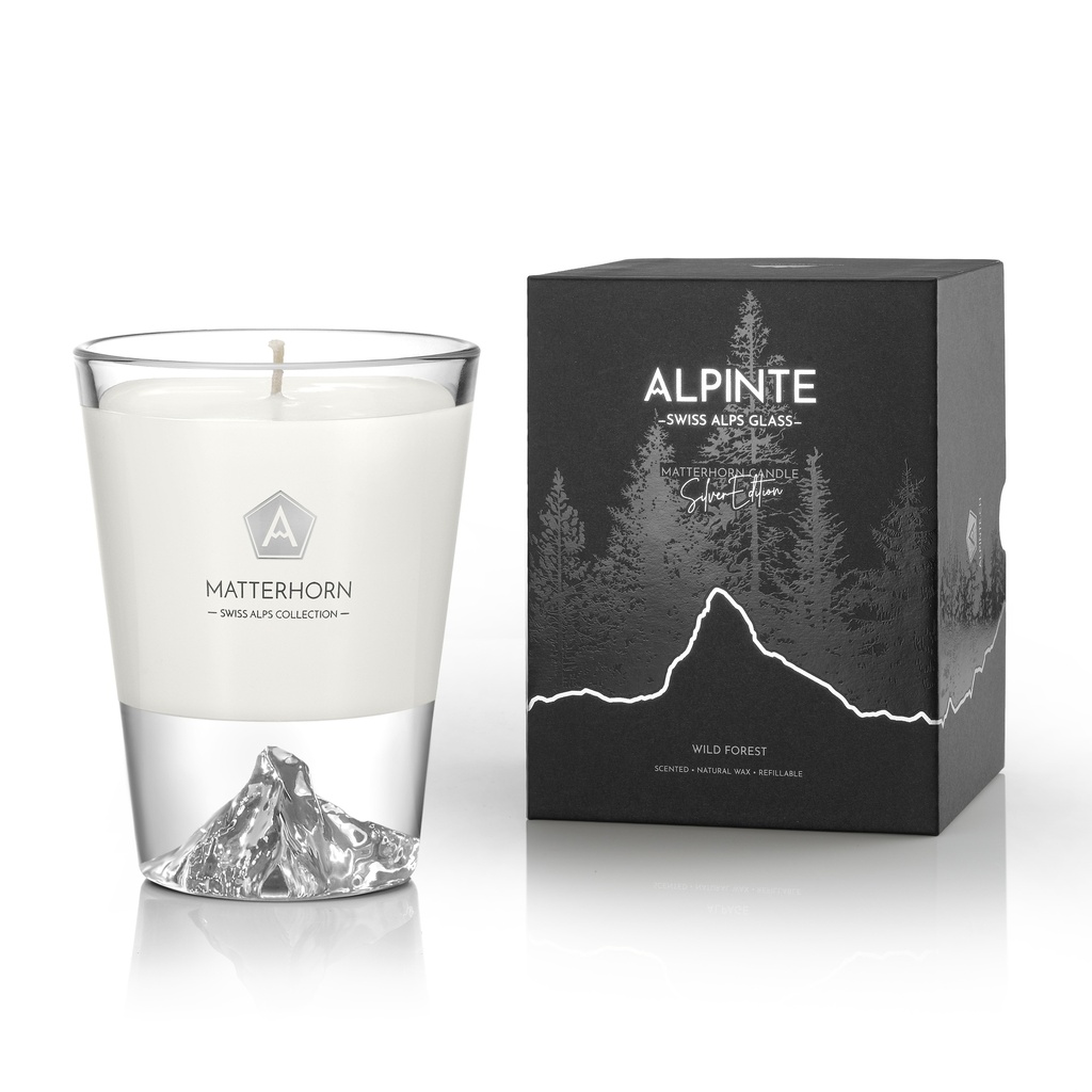 Bougie Alpinte Matterhorn - Silver Edition