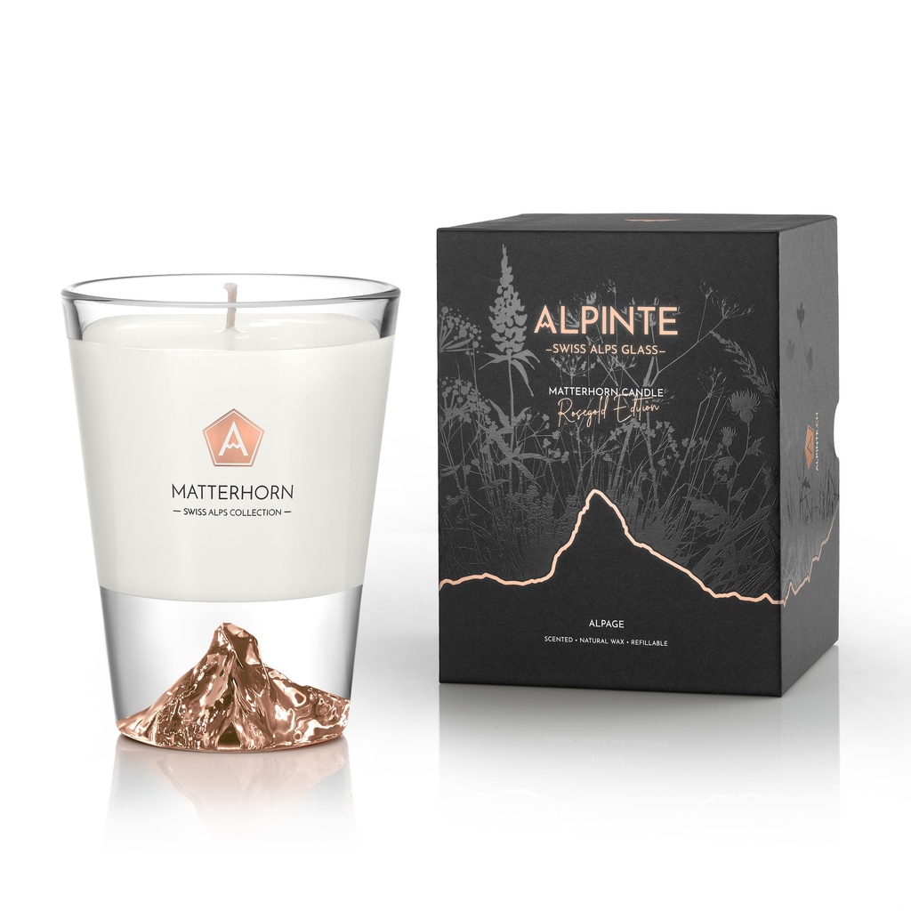 Bougie Alpinte Matterhorn - Rosegold Edition