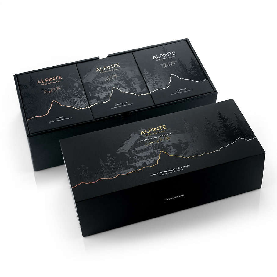 Alpinte Set bougies parfumées Matterhorn