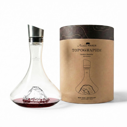 Alaskan Maker Carafe à décanter Topographic Mt Rosa