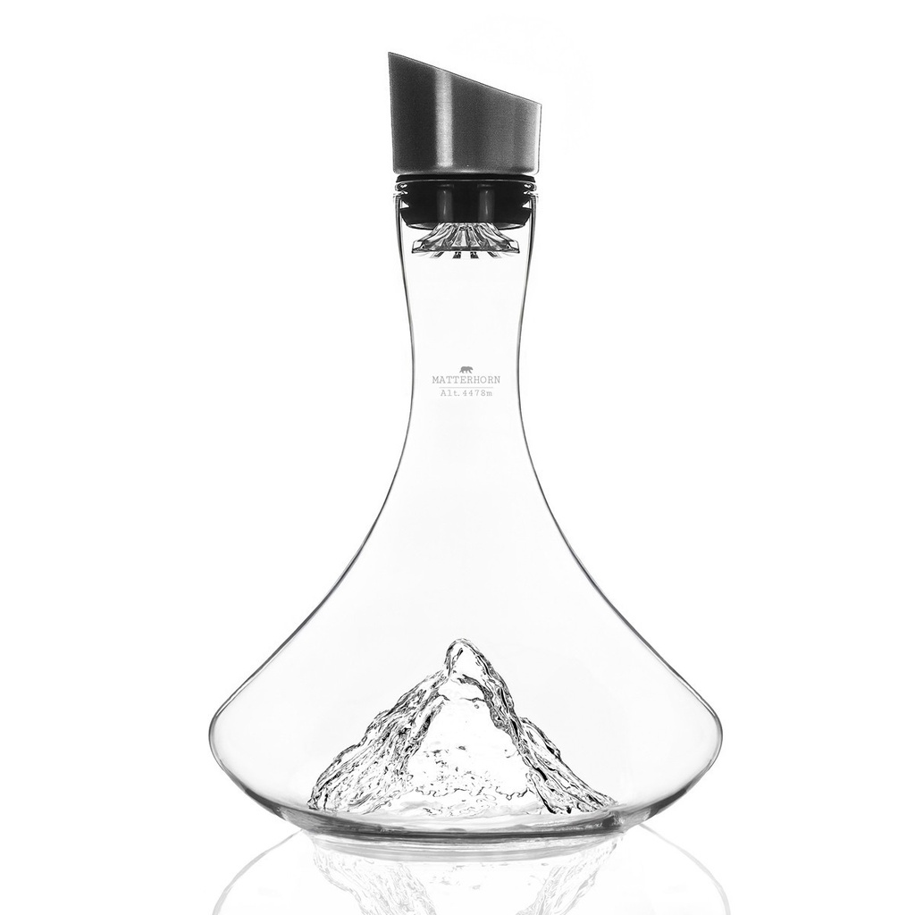 Alaskan Maker Carafe à décanter Topographic Mt Matterhorn