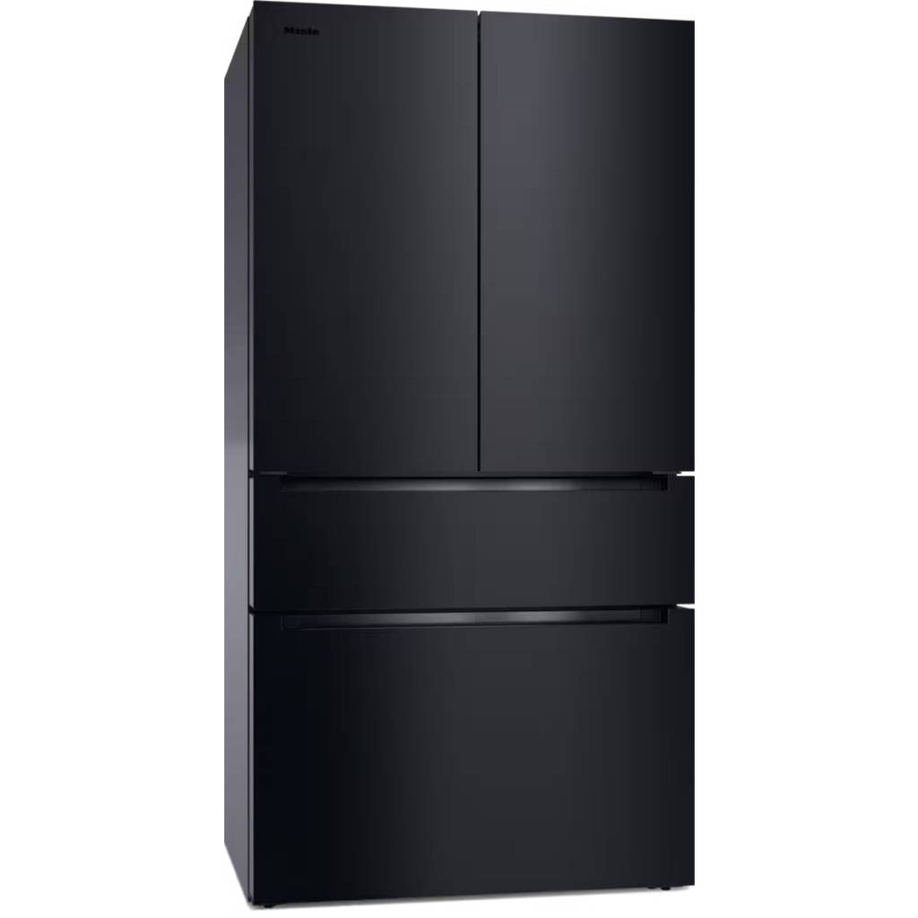 MIELE Réfrigérateur / congélateur Porte française KFFD 6867 Noir obsidienne mat
