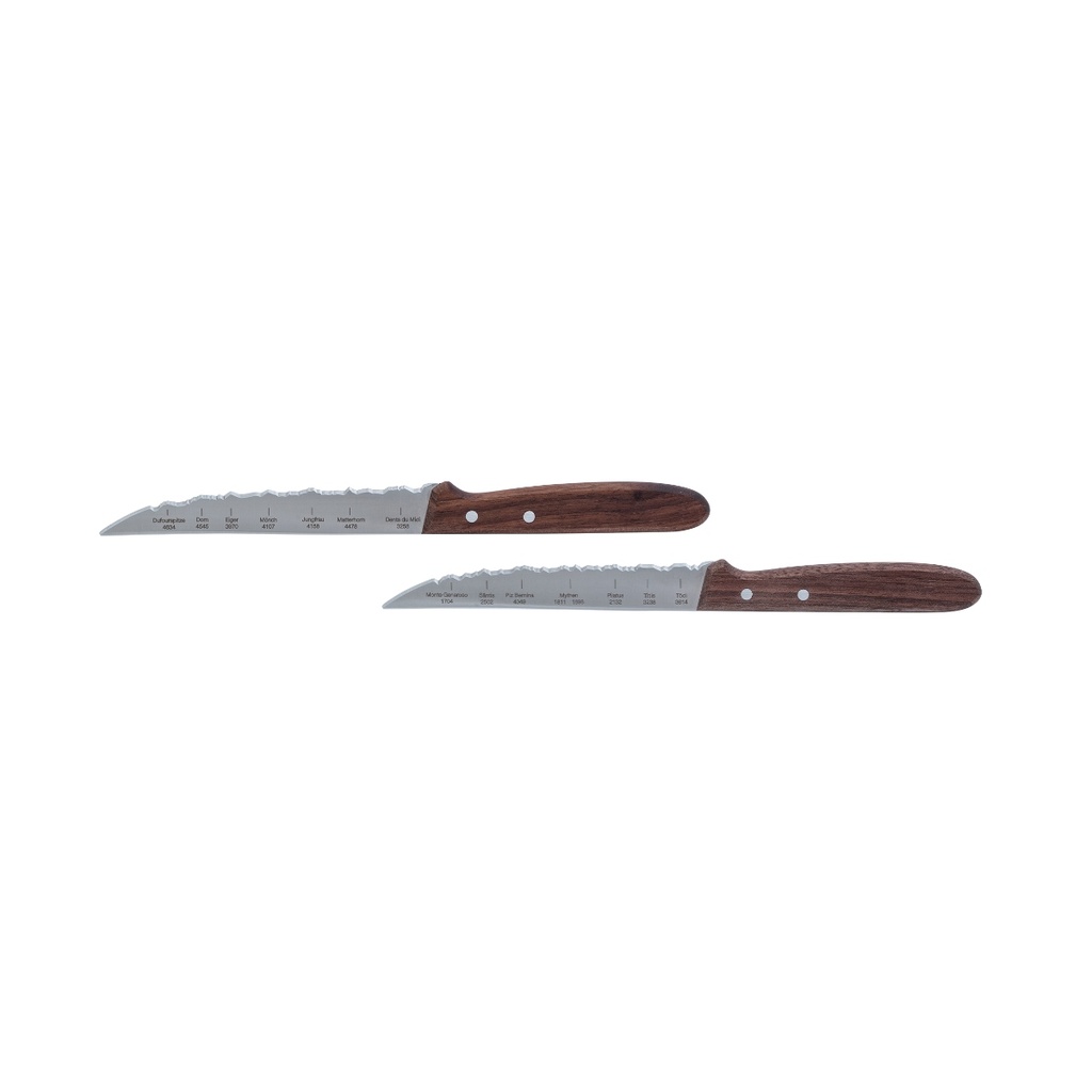 Panorama Knife Best of Switzerland, Set de couteaux à steak / pizza XL