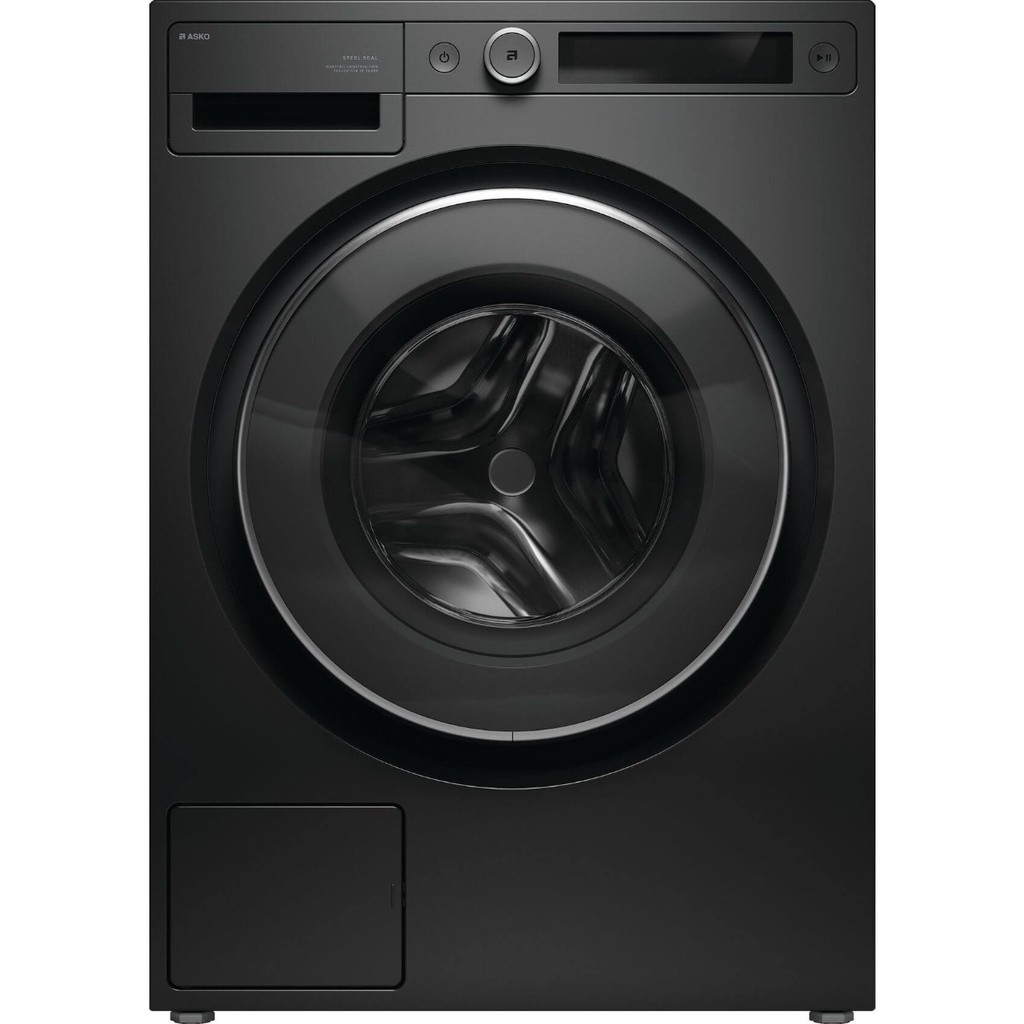 ASKO Lave-linge EXCLUSIVE W5096R G 9 kg, Schwarz, 1600 U/Min, A