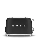 Smeg Toaster 2 tranches TSF01BLMEU - Noir mat