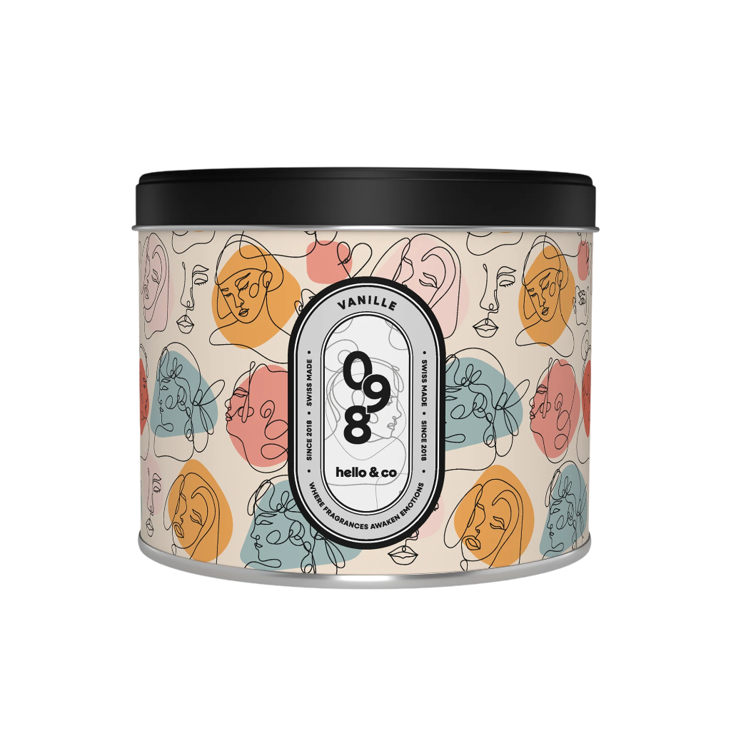 Hello Candle bougie Vanille 500ml