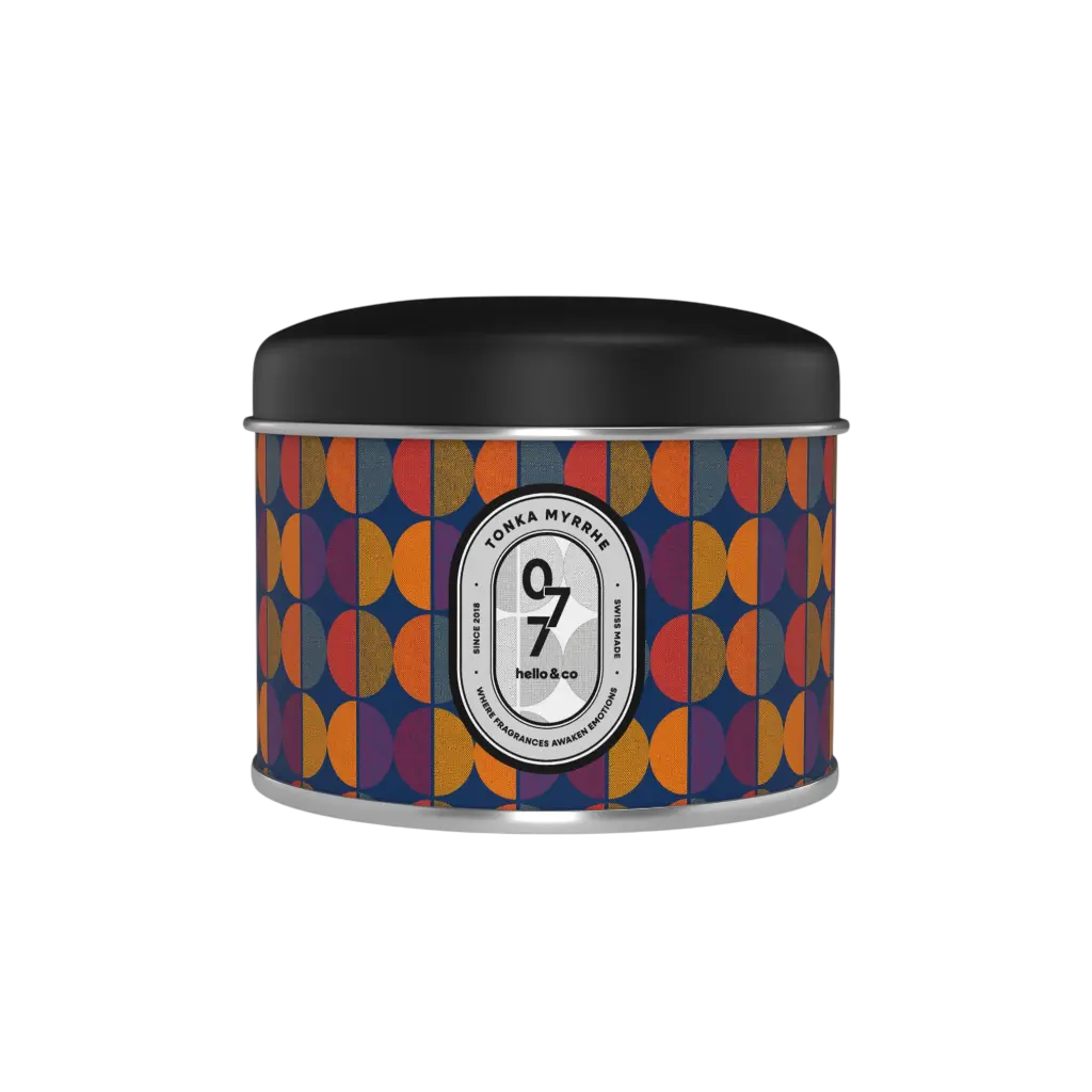 Hello Candle bougie Tonka Myrrhe 180ml