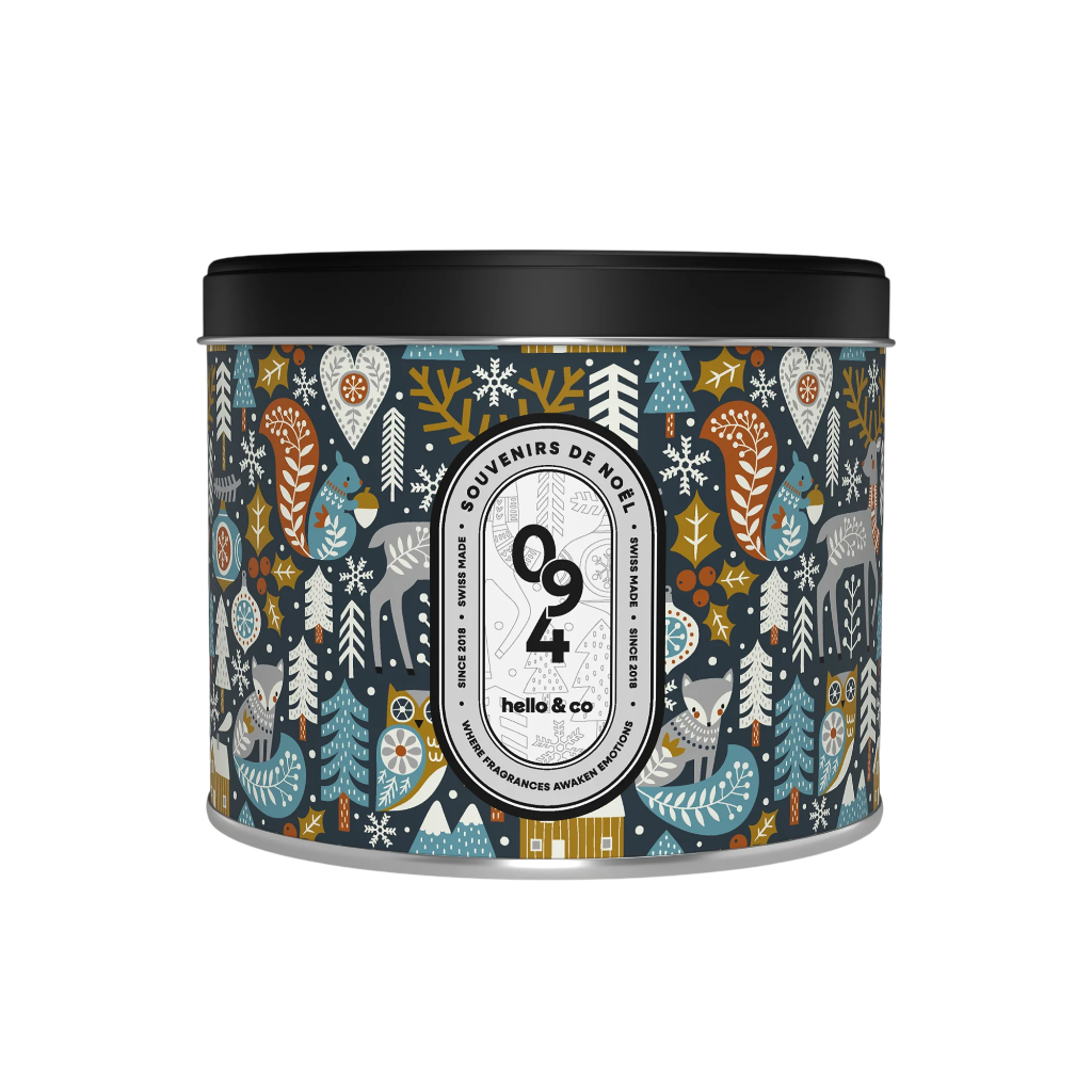 Hello Candle bougie Souvenirs de Noël 500ml