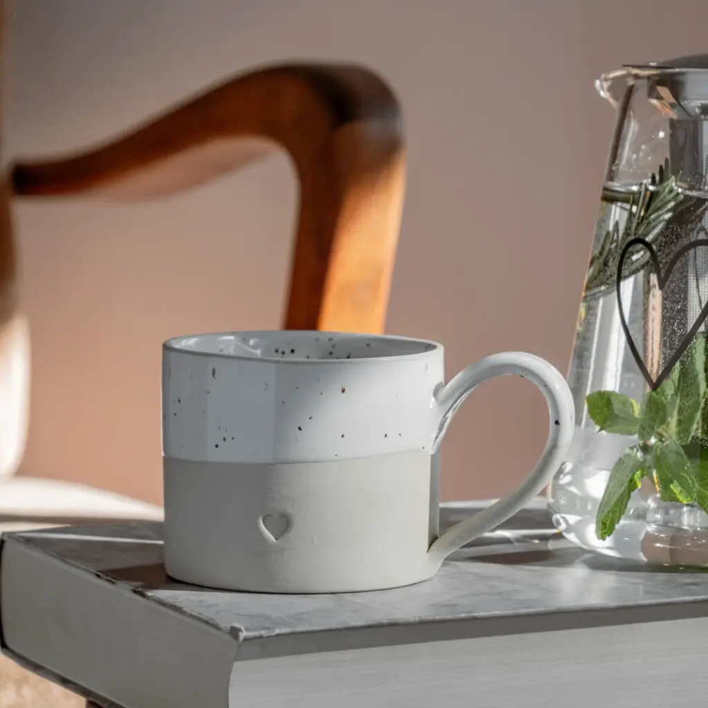 Eulenschnitt Tasse cœur
