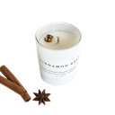 Peonies Bougie parfumée 60g Cinnamon Roll - biscuit, cannelle et amande vanillée