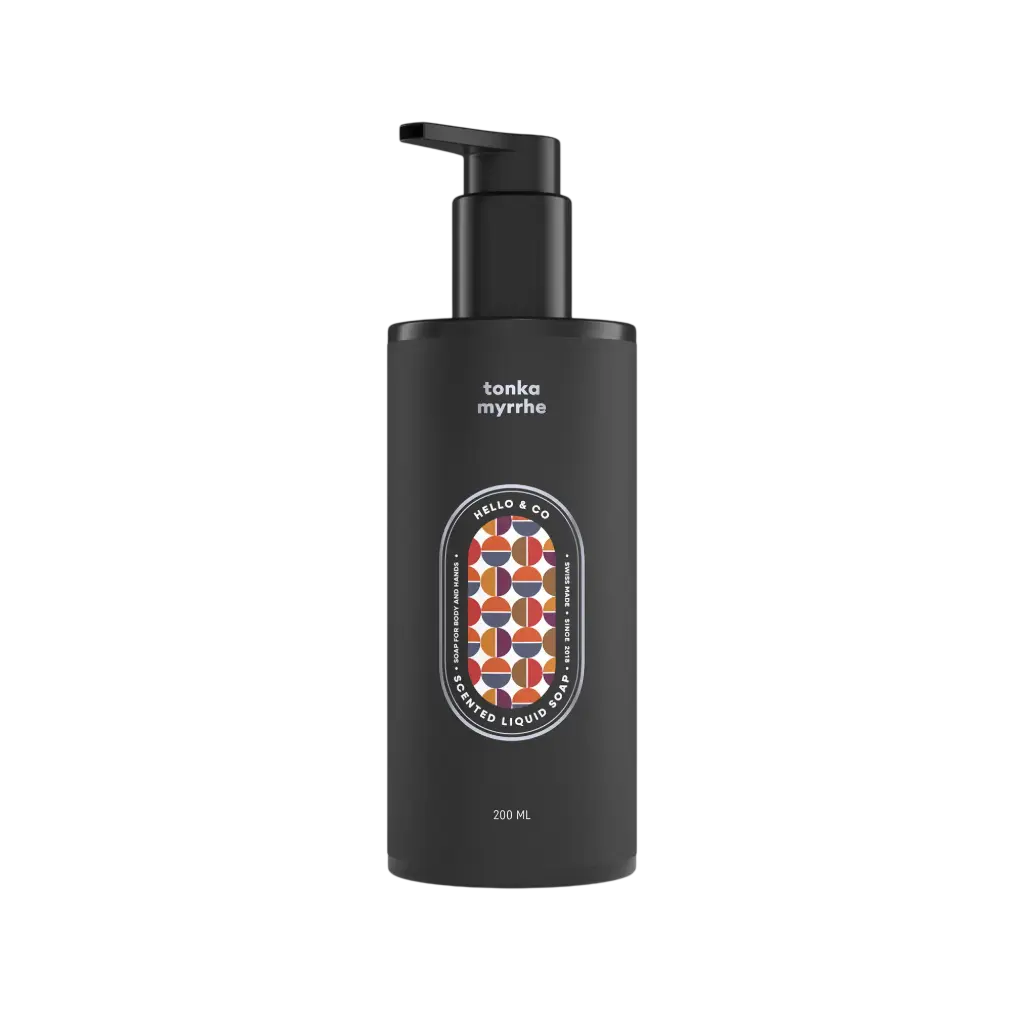 Hello Candle savon liquide Tonka Myrrhe 200ml