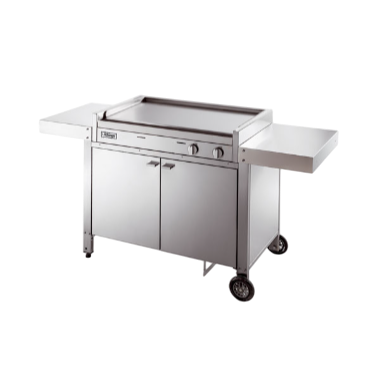 Lüchinger Plancha inox 80 & Chariot fermé 80