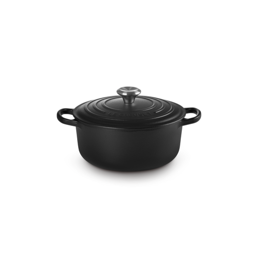 [21177200000430] Le Creuset Cocotte en fonte émaillée Ronde 20cm Noir