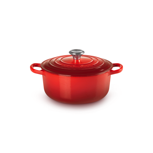 [21177220602430] Le Creuset Cocotte ronde 22cm rouge cerise