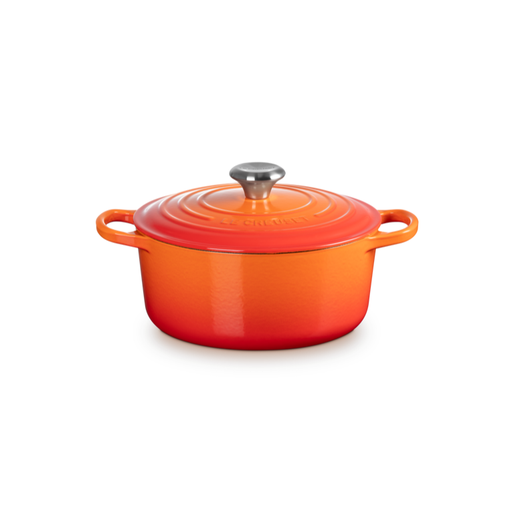 [21177240902430] Le Creuset Cocotte ronde 24cm Volcanique