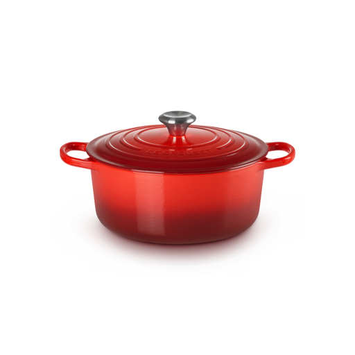 [21177260602430] Le Creuset Cocotte ronde 26cm Rouge cerise