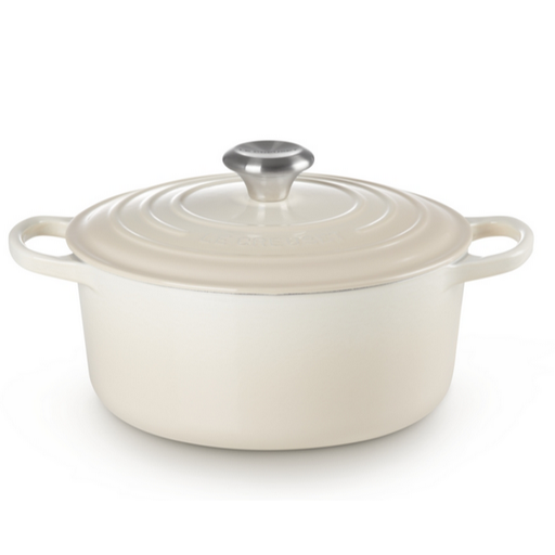 [21177267164430] Le Creuset Cocotte  ronde 26cm Meringue
