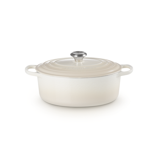 [21178297164430] Le Creuset Cocotte ovale 29cm Meringue