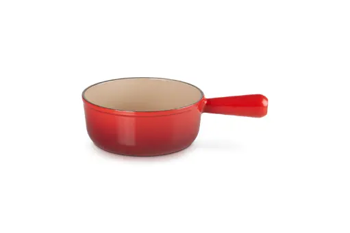[20007180602460] Le Creuset Caquelon 18cm Rouge cerise