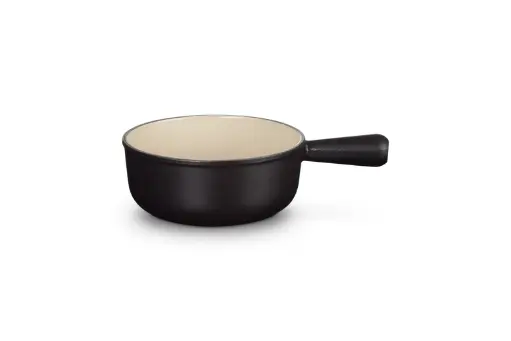 [20007200002460] Le Creuset Caquelon 20cm Noir/sable