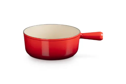 [20007240602460] CAQUELON 24 CM ROUGE CERISE